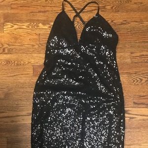 Misguided sequin dress